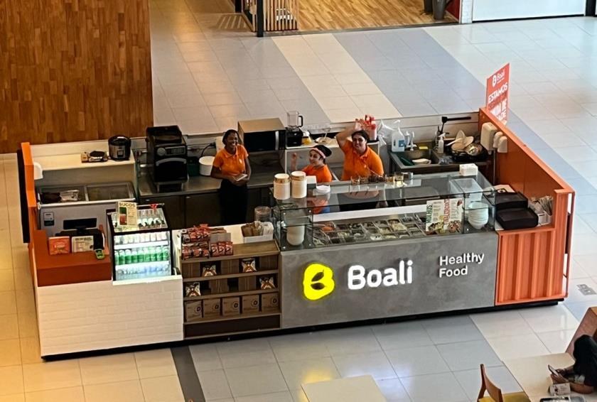 Quiosco Boali en un centro comercial